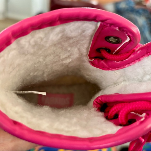 Fabkids Glittery Pink and Tan Boots - Picture 6 of 7